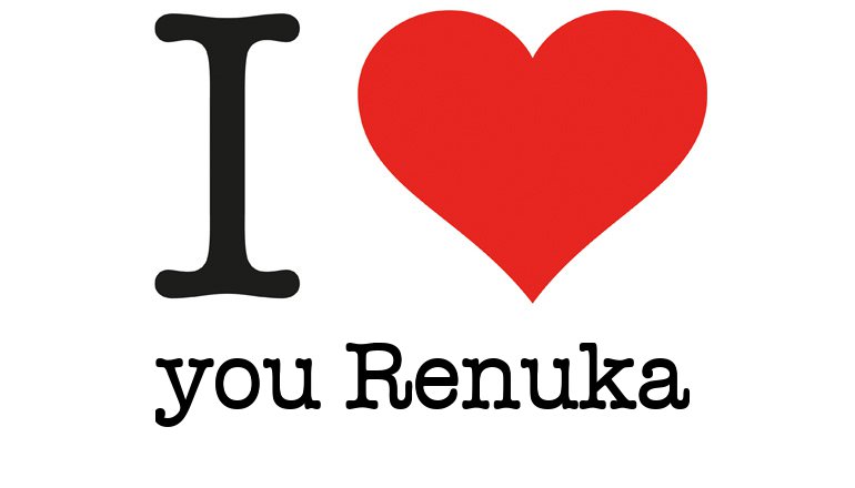 I Love You Renuka - I love You Generator, I love NY