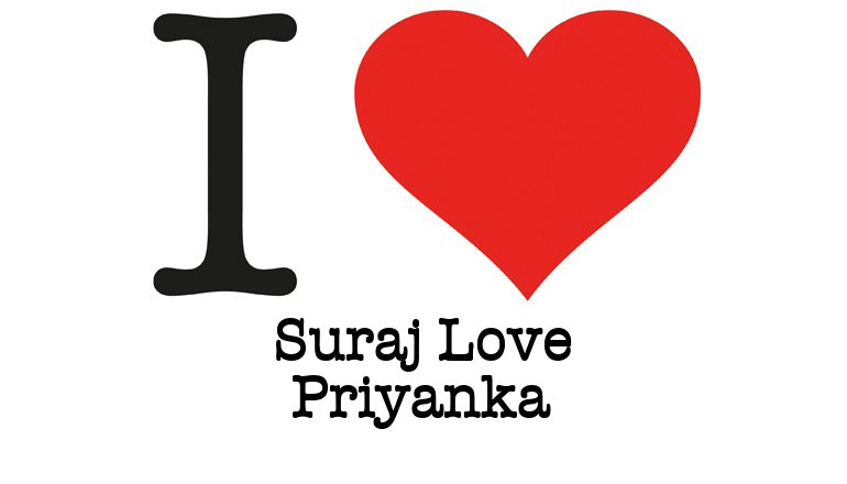 I Love Suraj Love Priyanka - I love You Generator, I love NY
