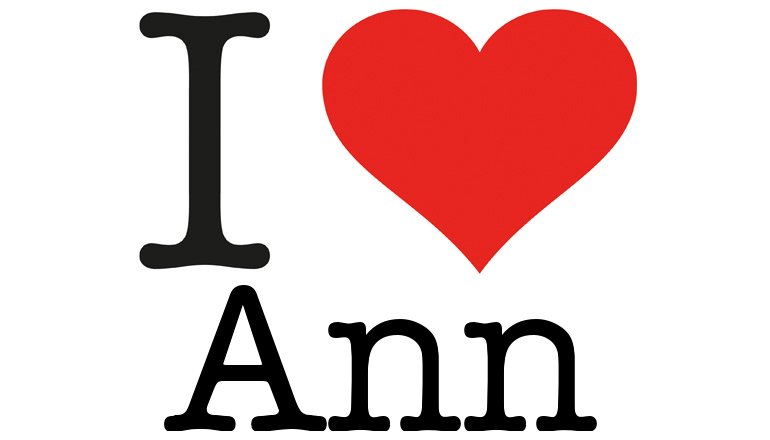 I Love Ann - Click Here to create your I Love You, I Love NY! 